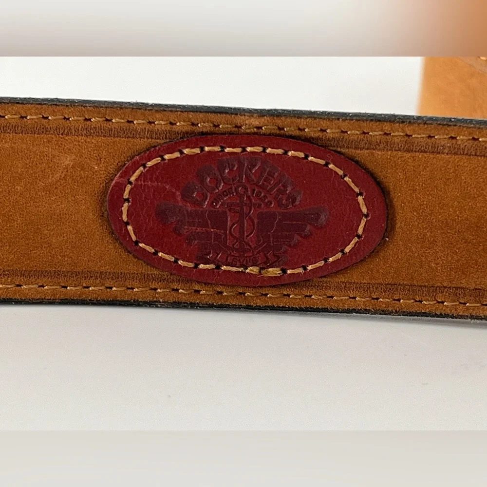 Dockers 2 Tone Brown / Tan Leather Belt 38‎